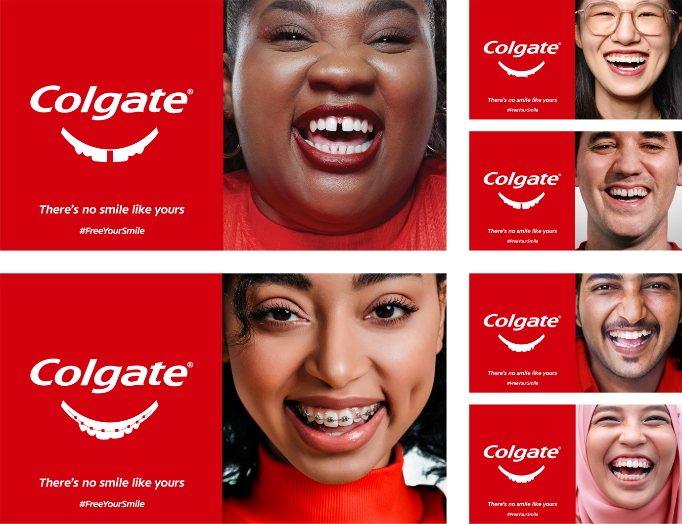 Colgate fait de vos sourires imparfaits son nouveau logo