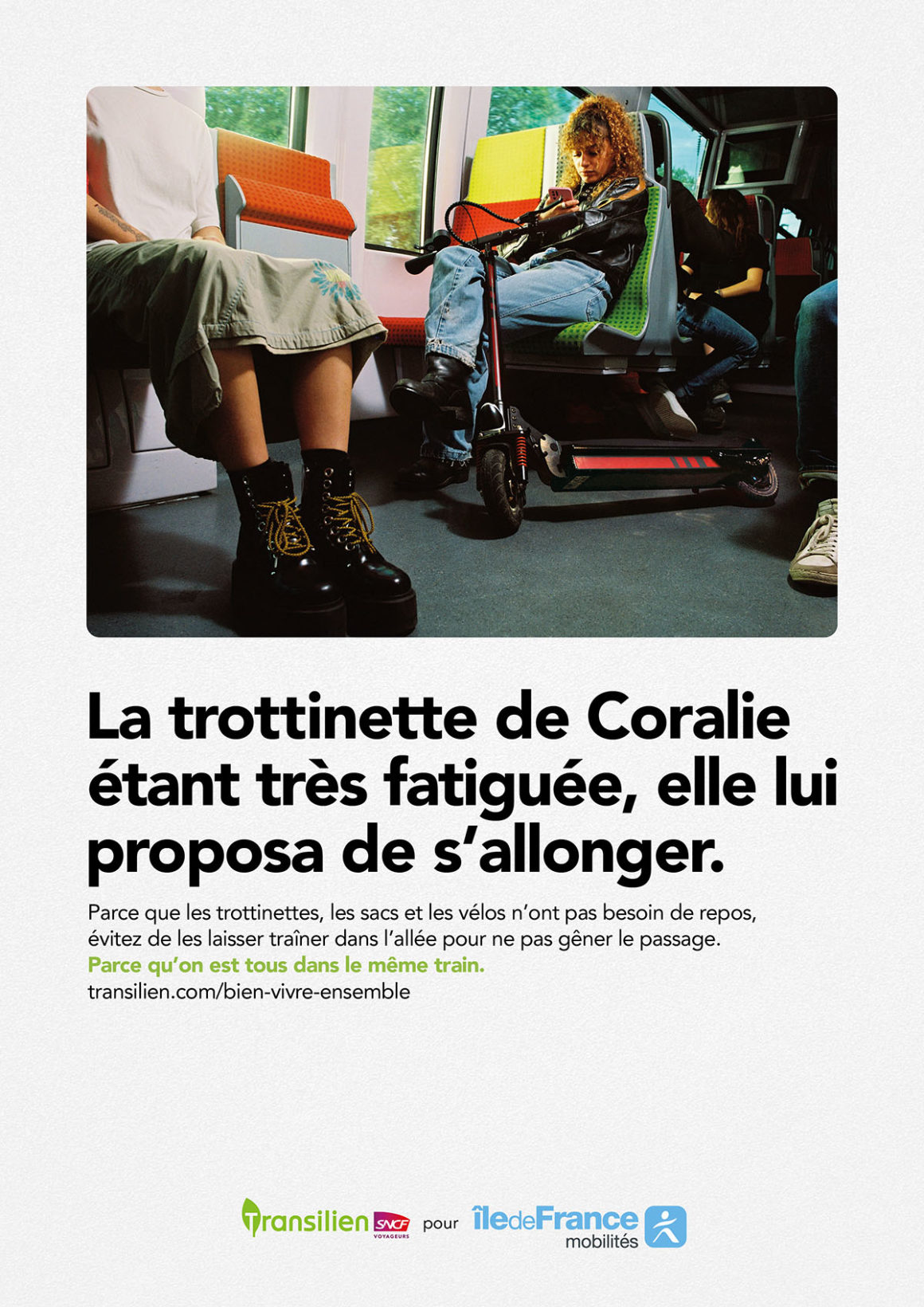 Transilien SNCF Lance Une Campagne Pleine D'humour Pour Tacler Les ...