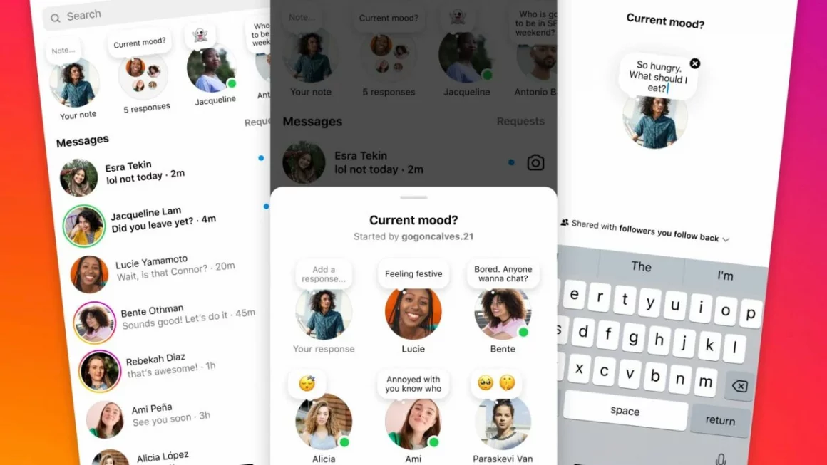 Instagram lance des nouvelles interactions pour ses Notes