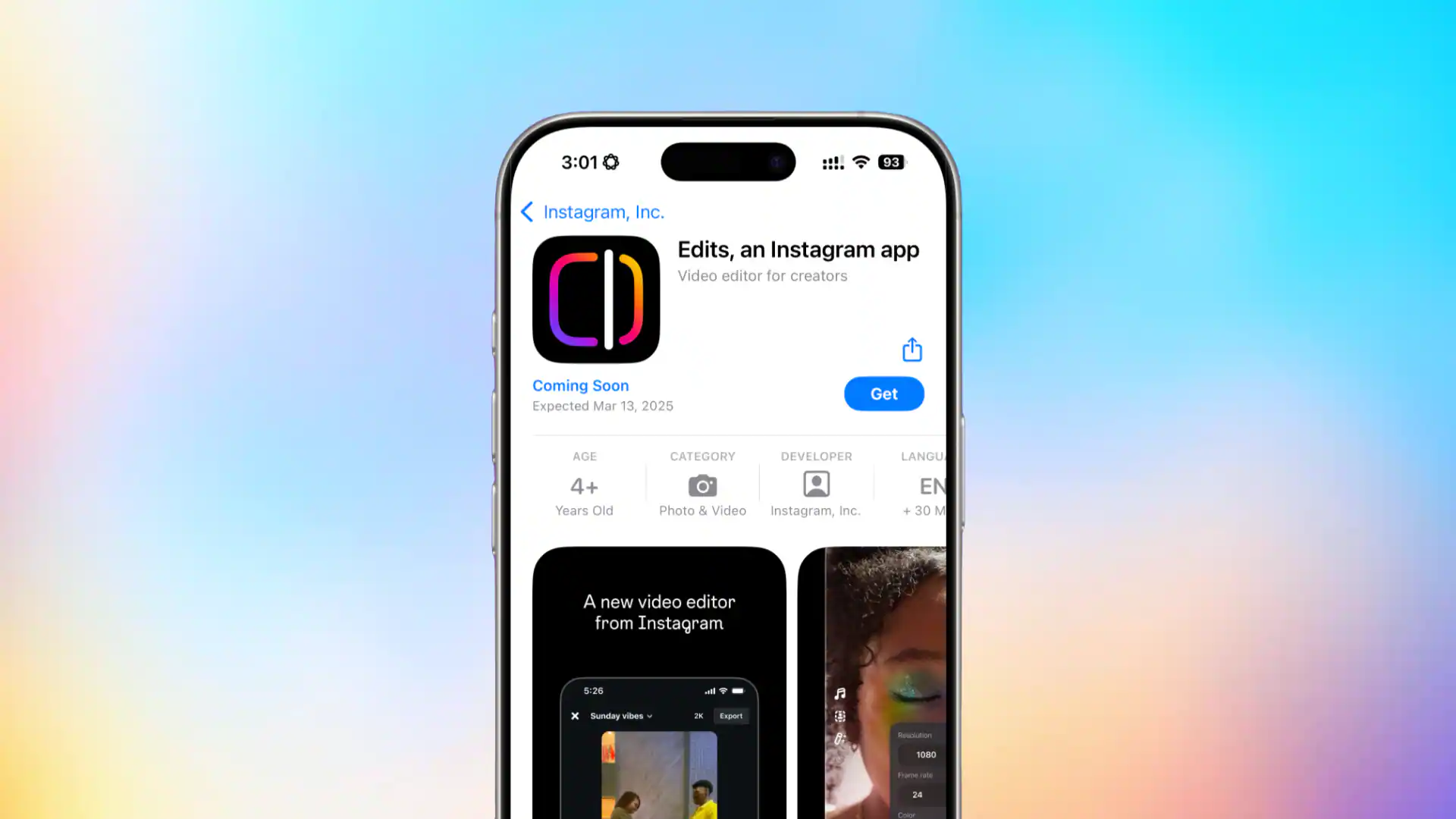 Instagram veut tuer TikTok en lançant « Edits », un concurrent de CapCut