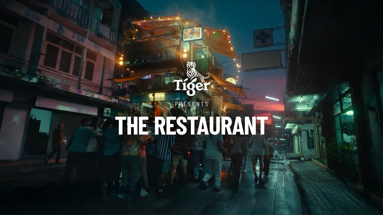 Tiger Beer dévoile une pub titanesque et émouvante avec un restaurant ambulant